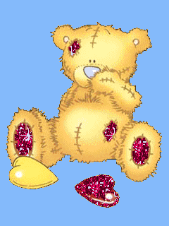 Gifs de osos con corazones